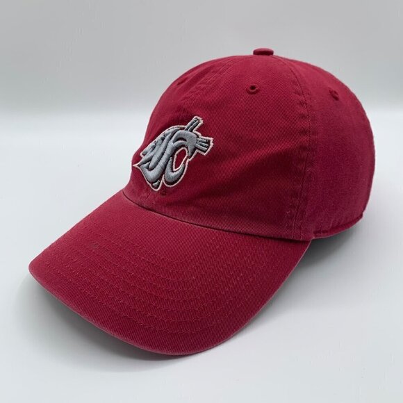 Washington State Cougars NCAA Red Twins Enterprise Franchise Fitted Hat Mens Med - Picture 1 of 5